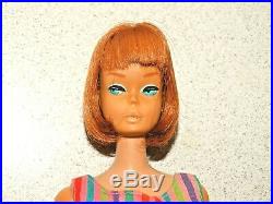 Barbie VINTAGE Redhead BEND LEG AMERICAN GIRL BARBIE Doll withLONGER HAIR