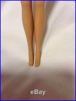 Beautiful American Girl Vintage Barbie Doll Long Hair Brunette 1966