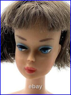 Beautiful Vintage Brunette American Girl Barbie Doll Original Swimsuit