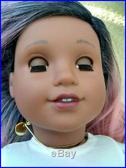 Bella Custom OOAK American Girl Doll JLY 80 Josefina Moldd Pink Hair Hazel Eyes