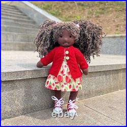 BlissfulPixie 12 Handmade Anniversary Gift for Girl African American Girl-Anna