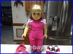Blond American Girl Doll with Lots of Clothes