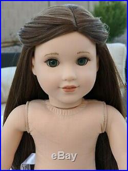Custom American Girl Blaire Doll OOAK (brown hair, green eyes)