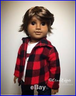 Custom American Girl Doll Boy Friend For Logan Ooak by Its A Doll Affair