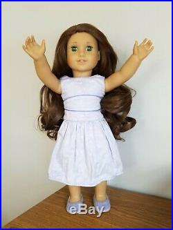 Custom American Girl Doll Rebecca, brown hair, green eyes