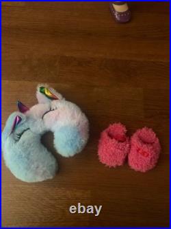 Custom American girl doll and accessories- barely used with multiple bags