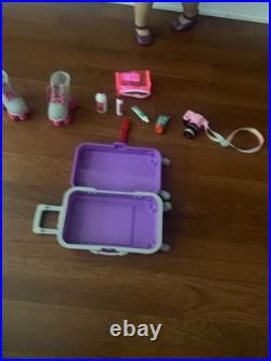 Custom American girl doll and accessories- barely used with multiple bags