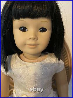 Custom retired American Girl Doll Black Hair Just Like You (JLY) #4 Asian