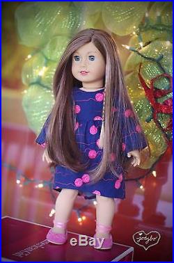 DARLING Custom American Girl Doll Tenney with Marie-Grace eyes & wig OOAK jodybo