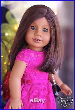 ELEGANT Custom American Girl Doll TM 58 Kanani hazel eyes 62 wig OOAK jodybo
