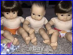 EUC American Girl Bitty Baby & Twins Boy And Girl With Clothes And Accessories