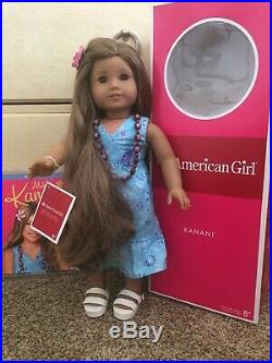 EUC American Girl GOTY Doll Kanani Akina Retired Hawaiian Lot Box Accessories
