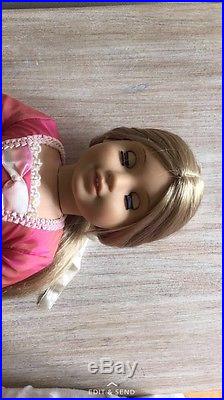 Elizabeth American Girl Doll- Retired 2011- INCLUDES MINI DOLL AND GREEN DRESS