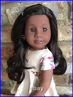 Faith Custom OOAK African American Girl Doll Tenney Brown Eyes Nanea Wig Addy
