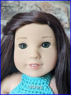 Faith Custom OOAK American Girl Doll Reddish Brown Hair Green Eyes Jess Mold