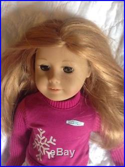 Genuine American Girl Doll Of The Year 2008 Mia St. Clair & Skater Accessories
