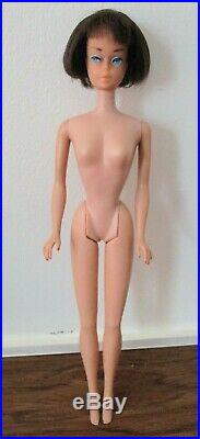 Gorgeous! Vintage Brunette American Girl Barbie Doll in Original Swimsuit