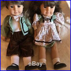 Gotz Modell 18 Romina & Romino Vinyl Doll Set Pre-American Girl RARE