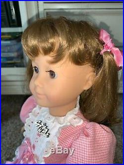 Gotz Puppe Modell 18 Doll All Vinyl W. Germany Tagged Outfit Pre American Girl
