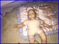 HTF Bitty Baby Lot Crib Doll High Chair Clothes Diaper