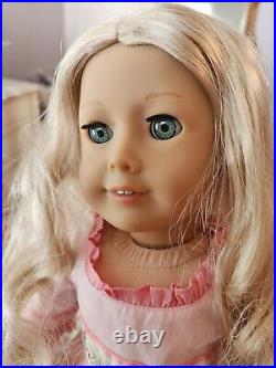 HTF Caroline Abbott American Girl Historical Doll with Meet Dress, Shoes, Box