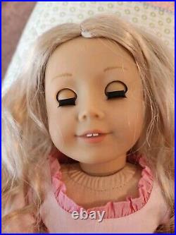 HTF Caroline Abbott American Girl Historical Doll with Meet Dress, Shoes, Box