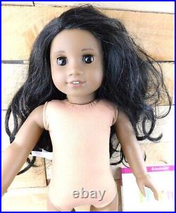 HTF Retired American Girl GOTY Sonali 18 Doll with Meet Outfit Book