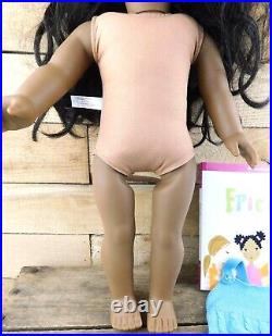 HTF Retired American Girl GOTY Sonali 18 Doll with Meet Outfit Book