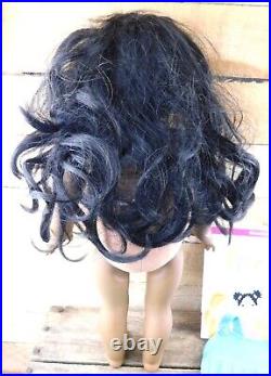 HTF Retired American Girl GOTY Sonali 18 Doll with Meet Outfit Book