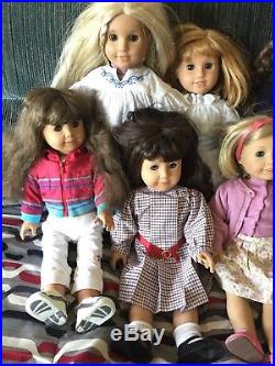 HUGE American Girl Doll Lot of 9 GOTY Dolls