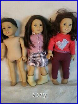HUGE American Girl Doll Lot with 12 Dolls, 2 Trunks & Horse -L@@K