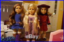 HUGE LOT American Girl Doll-Saige-Caroline-Rebecca-Bitty Baby Plus clothes/acces