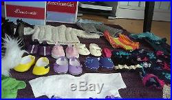 HUGE Mixed American Girl Dolls Lot Furniture Clothes Accessories shoes bed more