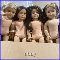 HUGE lot of 4 american girl dolls