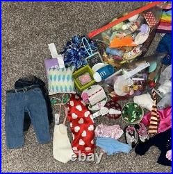 Huge 18 OG/American Girl Doll Clothing And Accessories Lot