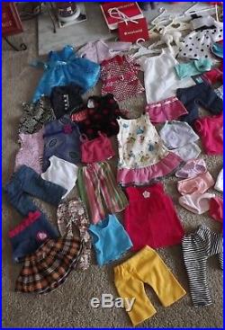 Huge American Girl Doll Lot 100+ items 3 DOLLS CLOTHES SHOES + MORE VGC
