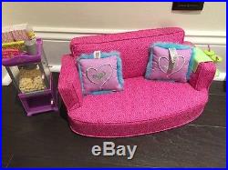 Huge American Girl Lot local pick up Encino doll trundle bouquet bed spa chair