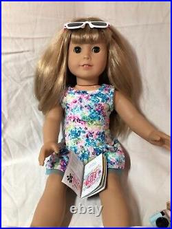 Huge Bundle! American Girl Doll Blond Bangs Plus 65+ Accessories/Clothes