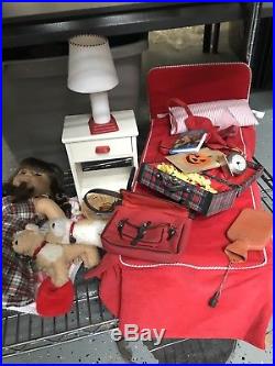 Huge Lot American Girl Molly Emily Outfits Dolls Furniture