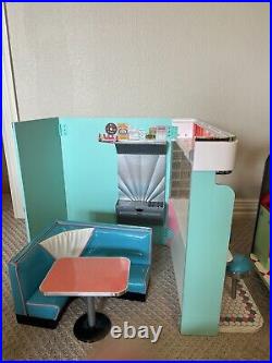 Huge Lot Maryellen American Girl Doll Refrigerator RV Trailer Bed Seaside Diner