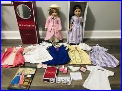 Huge Lot Of American Girl Doll Felicity & Elizabeth Dolls Outfits Riding Retired