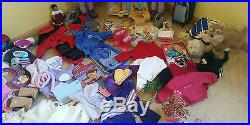 Huge Lot of American Girl Dolls Kailey, Truly Me, Pets, Accessories, Clothing