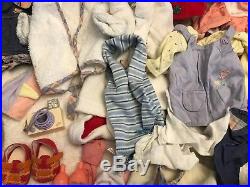 Huge Lot of American Girl bitty baby doll clothes & ASSESORIES