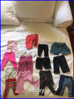 Huge lot of American Girl and Our Generation doll clothes, shoes, & accessories
