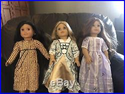 Josephine Elizabeth Felicity American Girl Dolls Lot