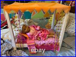 Julie Albright American Girl doll and bed