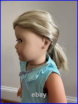 KAILEY HOPKINS GOTY 2003 American Girl Doll Meet Kailey Hopkins With Box Dog +++