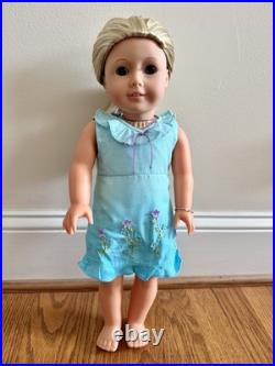 KAILEY HOPKINS GOTY 2003 American Girl Doll Meet Kailey Hopkins With Box Dog +++