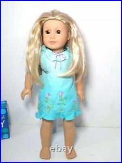Kailey American Girl Doll of Year Original Meet Dress Book Necklace Pleasant Co