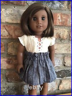 Kathryn Custom American Girl Doll OOAK Short Brown Hair Bangs Brown Eyes Sonali